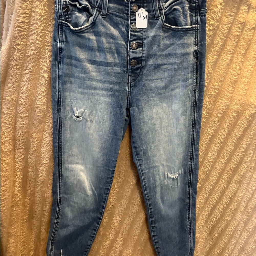 KanCan Distressed Blue Boyfriend Jeans